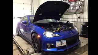 2013 BRZ Vortech Supercharged IAG Stage 3 FA20 4th gear dyno pull [upl. by Acsecnarf]