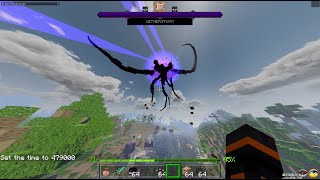 Review Wither Storm Addon 020 New UpdateMCPEMCBEWither Storm In MinecraftEnderFoxBoy MC🦊 [upl. by Grefe]