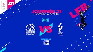 LIVE LFB Journée 21  Landerneau  Lyon [upl. by Esined]