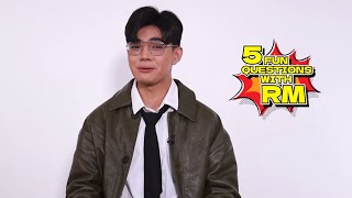 5 fun questions with Kuya RM [upl. by Nirehtac]