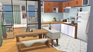 Ikea Inspired Apartment 1310 21 Chic Street Apartment 🌆 Sims 4 Speed Build Stop Motion NO CC [upl. by Beard322]