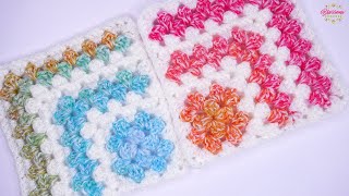 BEAUTIFUL Mitered Granny Squares  Easy Crochet Blanket For All Skill Levels [upl. by Yerg]