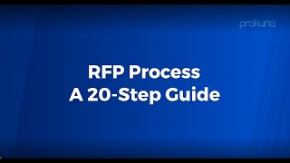 RFP Process A 20Step Guide [upl. by Esirrehc]