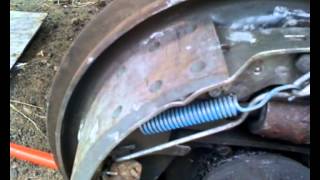 1994 Dodge Ram 2500 Rear Brake Cylinder Up grade PT 2 Qwick Version [upl. by Aisitel]