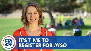 Its time to register for AYSO [upl. by Llerrud201]