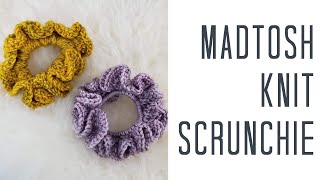 Madelinetosh Knit Scrunchie [upl. by Nevag]