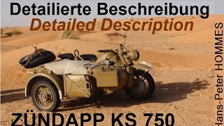 Zündapp KS 750 Beschreibung  Teil 1  Description [upl. by Allix]