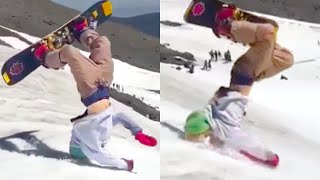 SNOWBOARDING GONE WRONG  SNOWBOARD FAILS [upl. by Agnot837]