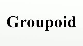 Groupoid [upl. by Maurita]