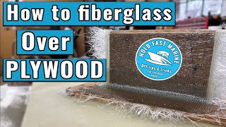 Stringer repair or replacement How to fiberglass stringers and over plywood [upl. by Assennev]