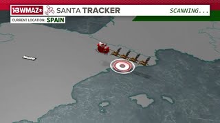 Live Santa Tracker 2023  Spain 6 PM [upl. by Naleek573]