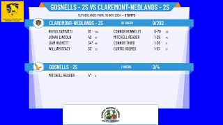 Gosnells  2s v ClaremontNedlands  2s [upl. by Fortunna]