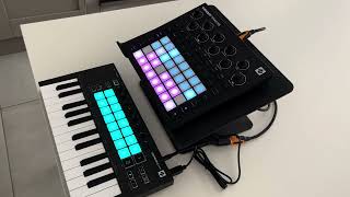 Novation  Circuit Tracks amp Launchkey Mini Perfect Portable Combo [upl. by Noremac857]