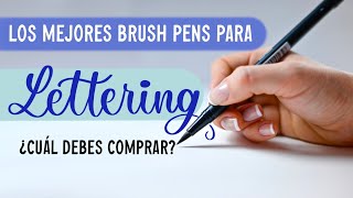 Los mejores rotuladores para hacer Lettering [upl. by Notlew]