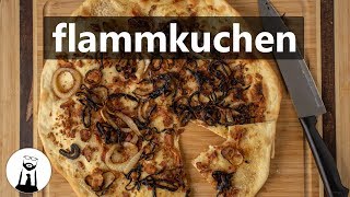 Flammkuchen aka German Pizza [upl. by Eidnil]