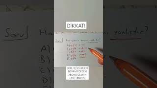 YAZIM KURALLARI SORU ÇÖZÜMÜ TYT TÜRKÇE KPSS TÜRKÇE YKS 2024 shorts tyt yks kpss shorts lgs [upl. by Yerfej]