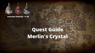 OSRS Lvl3 Skiller  Merlins Crystal 0 Combat XP amp Ironman Friendly [upl. by Alysia]