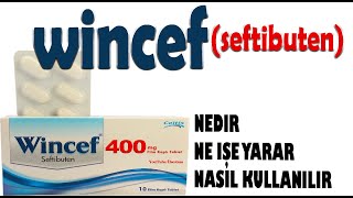 WİNCEF Tablet Ceftibuten Nedir Niçin Kullanılır Nasıl Kullanılır Yan Etkileri Nelerdir [upl. by Ainaznat]