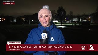 Officials find body of missing autistic boy in pond near home [upl. by Aicatsue]