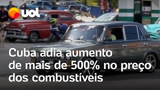 Cuba adia aumento de mais de 500 no preço dos combustíveis [upl. by Alletniuq]