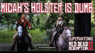 How to Get Arthur an OffHand Holster Without Rescuing Micah in Red Dead Redemption 2 [upl. by Aneeres]