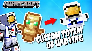 You Can Make a CUSTOM TOTEM of UNDYING Minecraft 1202 Java Matches Your Player Skin [upl. by Waring104]