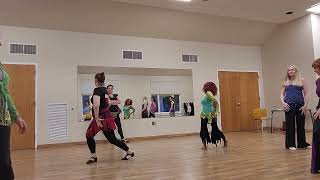 Bellydance Shakira Rehearsal Gina class [upl. by Estren]