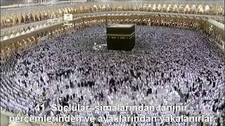 Rahman Suresi Kabe İmamı Sudais Türkçe Altyazılı Mealli [upl. by Uund]