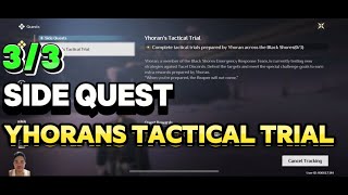 wuthering waves yhorans tactical trial complete tactical trial 33 gameplay guide side quest [upl. by Norvil]