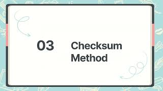 Error Detection Checksum Method in computer network by Nikita [upl. by Teragram]