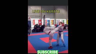 Karate Mawashi Geri Kick Kumite Techniques shorts karatedo [upl. by Zachar]