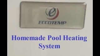 Homemade Pool Heating System DIY Do It Yourself [upl. by Rawdon]