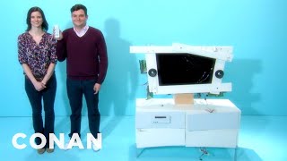 New IKEA Uppleva Is A SNAP To Assemble  CONAN on TBS [upl. by Erastes]