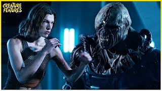 Alice vs Nemesis  Resident Evil Apocalypse  Creature Features [upl. by Mota78]