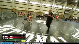 92 Lbs Champ Round 1  Aidan McClure IL Vs Kamdyn Borrero PA 484a [upl. by Nnylf]