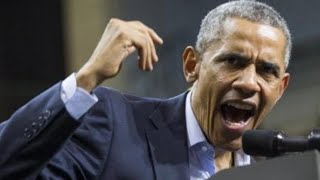 Obama Loses Control He Gets Pissed At The Crowd 😃😃😄😀 [upl. by Elfstan]