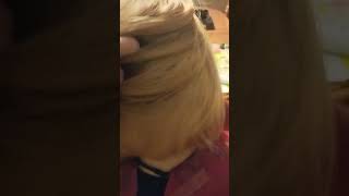 Part 4 Bleaching dark box dyed hair blonde RESULT toned eq10v boxbleach bradmondo [upl. by Ydorb19]