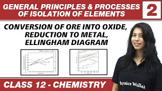 General Principles amp Processes of Isolation of Elements 02 Conversion of Ore into Oxide  Class 12 [upl. by Gneh]