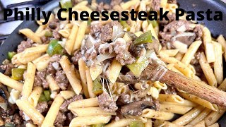 Philly Cheesesteak Pasta  How to Make Cheesesteak Pasta [upl. by Onil]