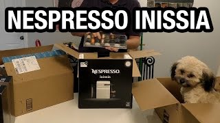 Nespresso Inissia Macchina per Caffè Espresso Unboxing e Test [upl. by Yasdnyl]