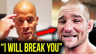 David Goggins REACTS to Strickland Sparring Call Out [upl. by Aehsat]