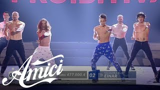 Amici 17  Zic e Einar  Prova proibitiva ritmo uomo  III serale [upl. by Aneeroc]