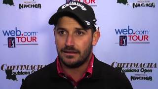 Julian Etulain interview after Round 3 of the Chitimacha Louisiana Open [upl. by Nnaeirb279]