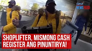 Shoplifter mismong cash register ang pinuntirya  GMA Integrated Newsfeed [upl. by Auqenwahs3]