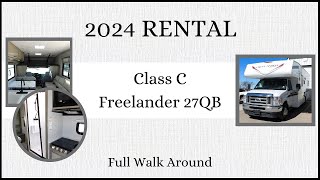 2024 Coachmen Freelander 27QB Class C  2024 Rental [upl. by Strade]