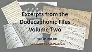 Dodecaphonic Files Vol 2 [upl. by Liu]