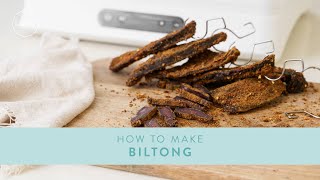 How to make BILTONG in a Food Dehydrator [upl. by Ijat]