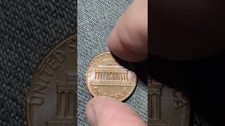 Coin Roll Hunting  1983D Clipped Planchet US Lincoln Memorial Cent Found 15SEP2024 [upl. by Emelita4]