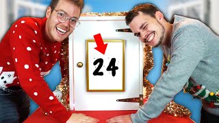 24 Stunden NUR ADVENTSKALENDER TÜREN öffnen WEIHNACHTEN CHALLENGE 1000€ Wert [upl. by Naujit836]