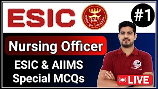 ESIC  AIIMS NORCET  UPUMS Nursing Officer Exam Preparation 1 [upl. by Crescin881]